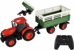 Tracteur ZETOR pour enfants à télécommande avec remorque, lumières et sons, 42 cm