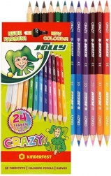 Crayons doubles Crazy 12 couleurs