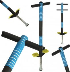Bâton sauteur pour enfants Pogo bleu