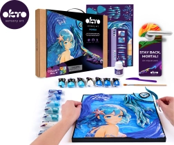 Okto manga motif des éléments Eau 30 × 40 cm kit créatif