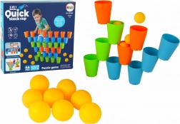 Gobelets empilables 3 en 1, 44 pcs