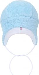 Bonnet d’hiver New Baby Nice Bear bleu 74 (6–9 mois)