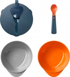 Bols pour un ramassage facile avec couvercle et cuillère Tommee Tippee Explora, lot de 2