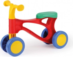 Trottinette pour enfants LENA en plastique rouge