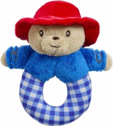 Hochet en peluche PADDINGTON pour bébés – bleu