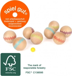Pétanque en Bois pour Enfants et Adultes