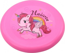 Disque volant Frisbee Licorne rose