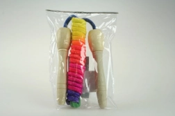 Corde à sauter 2 m en bois zébré