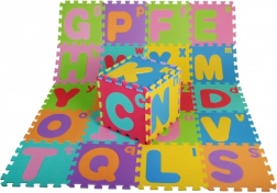 Puzzle en mousse alphabet pour enfants 3+ en EVA – lettres majuscules et minuscules, tapis de jeu de sol