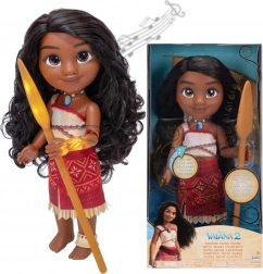 Poupée chantante Disney Princess MOANA avec tatouage lumineux et pagaie 35 cm
