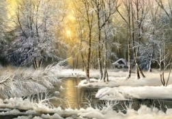 Norimpex peinture diamant – forêt avec cabane isolée 30 × 40 cm