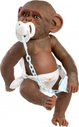 Bébé singe réaliste avec corps en vinyle entier - 32 cm