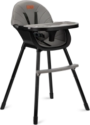 Chaise haute MoMi Reki 3-en-1 noire