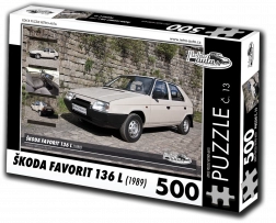 Puzzle RETRO-AUTA Škoda Favorit 136 L 500 pièces