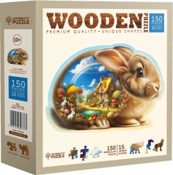 Puzzle en bois Lapin de Wooden City