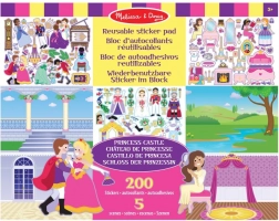 Autocollants réutilisables – château de princesses