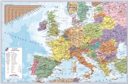 Tapis de table Europe 60x40 cm