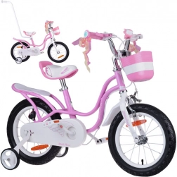 Vélo pour enfants 14" Little Swan avec panier et petites roues ROYALBABY – Little