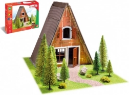 Teifoc cabane finlandaise – kit de construction en vraies briques (160 pièces)