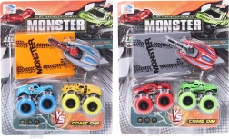 Voitures métalliques à propulsion 2 pcs