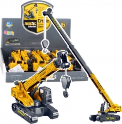 Grue sur chenilles avec flèche télescopique et cabine pivotante à 360°