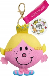 Porte-clés en peluche LITTLE MISS PRINCESS – pendentif rose pour clés et sac
