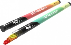 filament PCL Pro pour stylo 3D Basic – set de 3 couleurs, 15 m