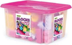 Jeu de construction 132 pièces dans une boîte de rangement pour enfants