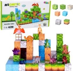 Blocs de construction magnétiques 3D – 114 pièces