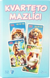 Jeu de cartes Quartett Animaux de compagnie
