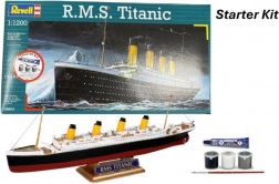 revell starter kit 1:1200 r.m.s. titanic – maquette de navire pour débutants