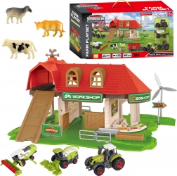 Woopie ferme avec écuries, tracteurs et figurines – 42 pièces
