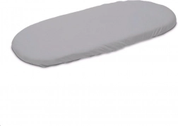 Drap-housse en jersey pour poussette gris 35 × 75 cm