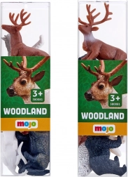 mojo mini monde – animaux de la forêt, lot de 6 figurines