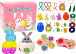 coffret de Pâques de 29 jouets anti-stress fidget