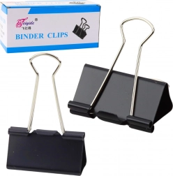 Lot de clips de bureau en acier à ressort noir 41 mm