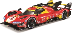 bburago 1:18 ferrari 499p lmh n° 50 24h le mans champion 2024 dans étui de protection