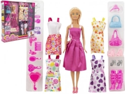 Poupée mannequin en plastique 30 cm avec vêtements et accessoires