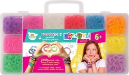 Kit créatif pour tisser des élastiques avec métier et accessoires