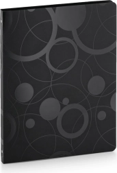 Classeur Black and White noir A4