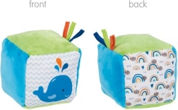Goki Cube Textile Motrice Baleine Arc-en-ciel