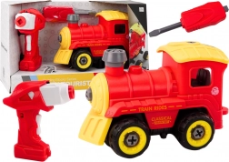 Locomotive démontable télécommandée – rouge