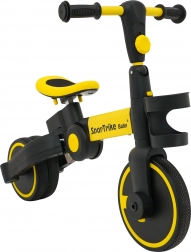 Draisienne et tricycle enfants 3‑en‑1 SporTrike – jaune