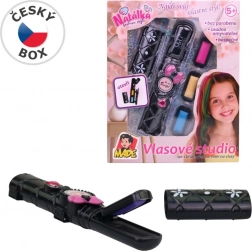 Studio de coiffure avec coloration et accessoires