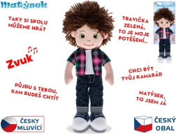 Peluche parlante Matýsek 37 cm