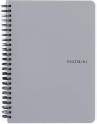 carnet à anneaux A5 Pastelini gris