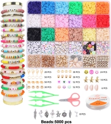 Set de perles à repasser colorées 5000 pcs avec formes et seau
