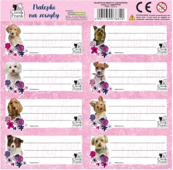 Derform feuille d’étiquettes pour cahiers chiens 8 pcs - 1 pièce