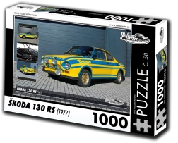 Puzzle Retro-Auta Škoda 130 RS 1000 pièces