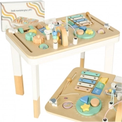 Table d'activités Montessori pour enfants LULILO LUDO – menthe
